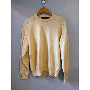 Eddie Bauer Men's Crew Neck Sweater XL 100% Cotton Casual Knit Pullover